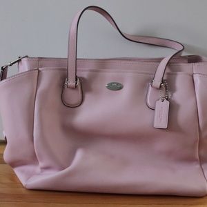 Coach leather baby bag